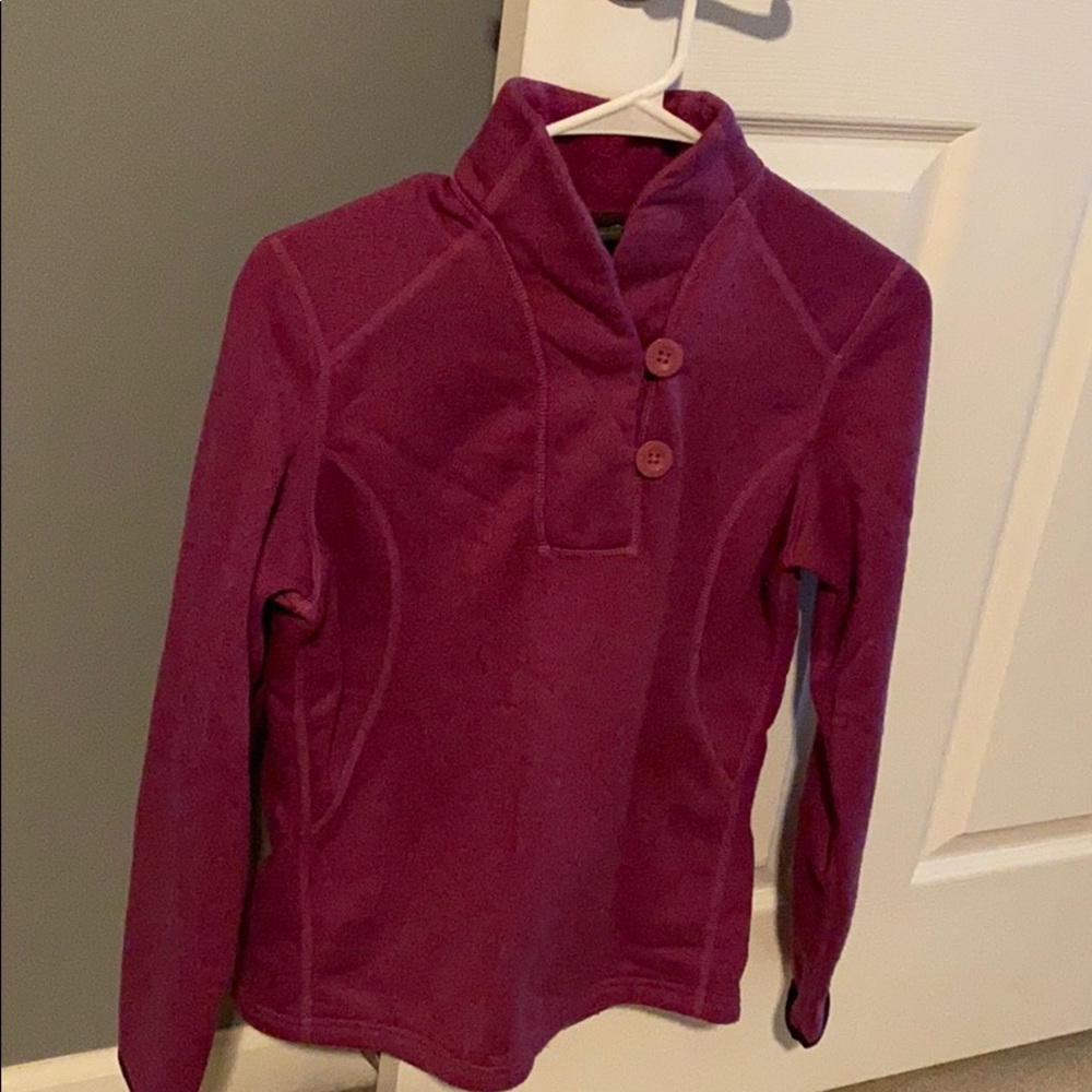 North Face size small fuschia fleece